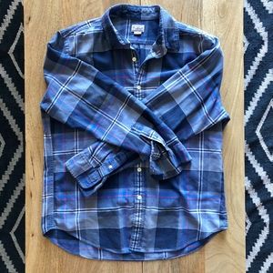 J. Crew Plaid Button Down Down